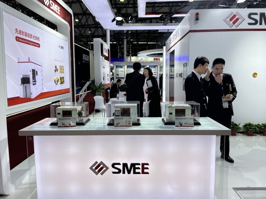 상하이마이크로일렉트로닉스(SMEE)의 반도체 노광 장비.한경DB
