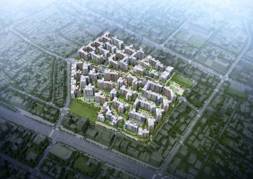 신흥1 재개발 정비사업 조감도.