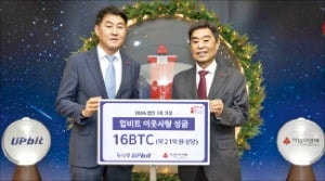 두나무, 사랑의열매에 비트코인 기부