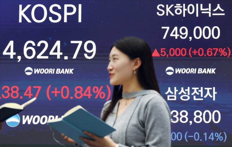 4600 뛰어넘은 코스피…반도체 훈풍 타고 5000 조기 달성할 수도