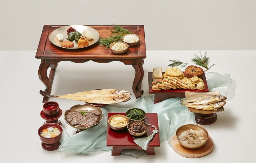 간소화한 차례상 모습. 사진=집반찬연구소