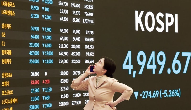 '검은 월요일' 쇼크…'4.8조' 쏟아부은 개미들 방어도 뚫렸다