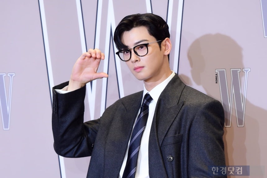 그룹 아스트로 차은우/사진=변성현 한경닷컴 기자 byun84@hankyung.com