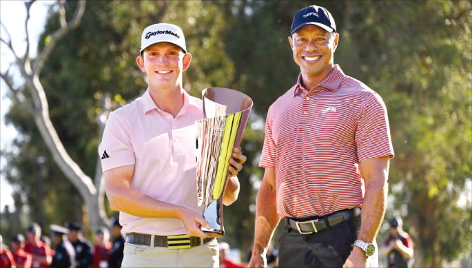 '타이거 키즈' 브리지먼 우상 앞에서 첫 우승