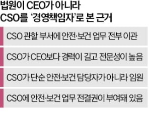 "안전업무 위임한 CEO, 중대재해 책임 없다"