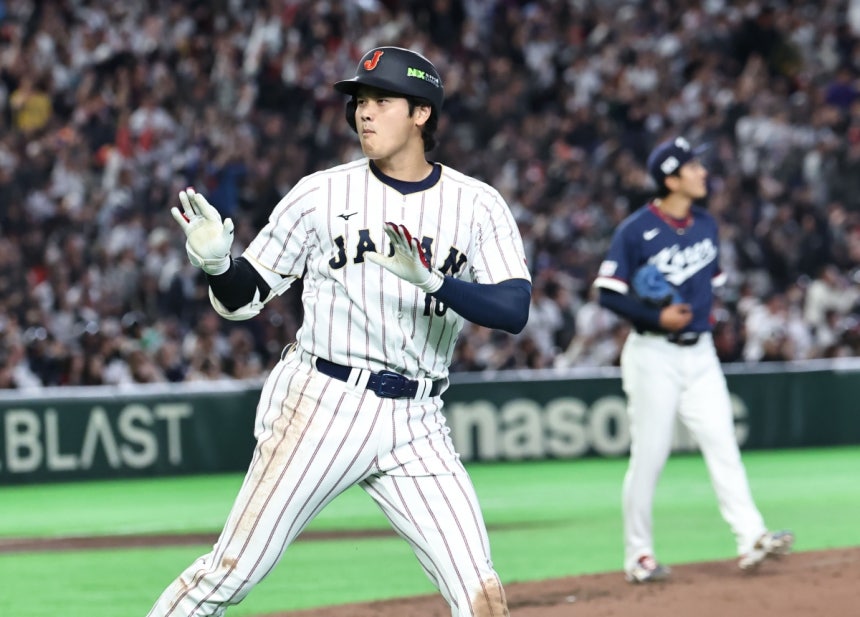 오타니 홈런에 김혜성도 담장 넘겼다…'한일전' 팽팽한 승부