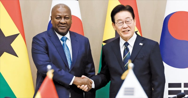 韓·가나, 기후대응·해양안보 손잡았다