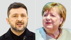 젤렌스키·메르켈·바웬사에 '유럽 공로 훈장'