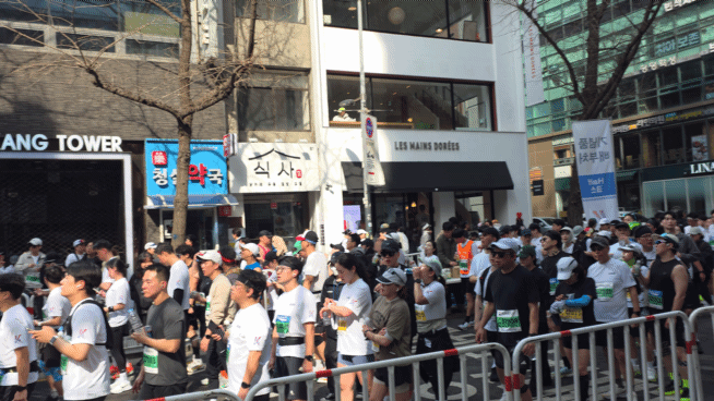 K-마라톤 대회에 참여한 시민들 모습 /사진=이정우 기자