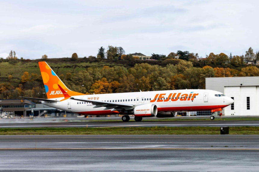 제주항공 B737-8 항공기.사진=제주항공