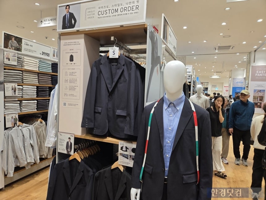 리뉴얼 오픈한 '유니클로 스타필드 하남점' 내 위치한 커스텀오더존./사진=박수림 기자