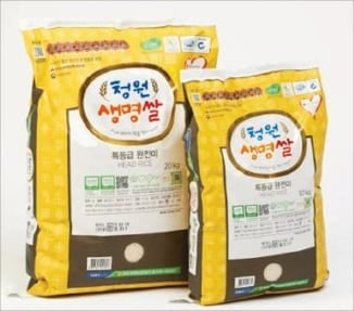 청주시청, 청주가 키운 '땅심'…지역 농가서 기른 친환경 벼