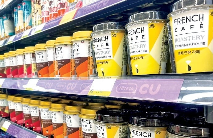 남양유업, 카자흐스탄 편의점에 진열된 '프렌치카페'…K커피로 해외시장 정조준