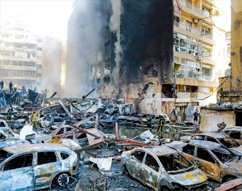 '전쟁광' 네타냐후, 휴전 첫날 레바논 공습