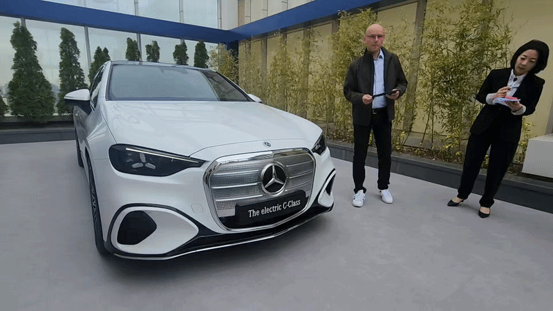 디 올 뉴 일렉트릭 C 클래스.영상=최수진 한경닷컴 기자.