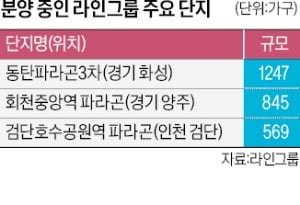 '검단·회천·동탄' 분양 호조…라인건설 대기업 반열에