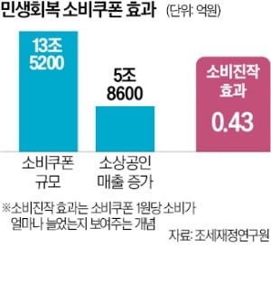 "민생회복쿠폰, 소비 진작효과 예상보다 컸다"