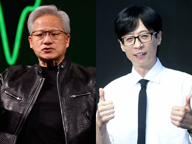 <b>젠슨 황</b>, 유재석 만난다…'<b>유퀴즈</b>' 찍고 총수들과 삼겹살 회동