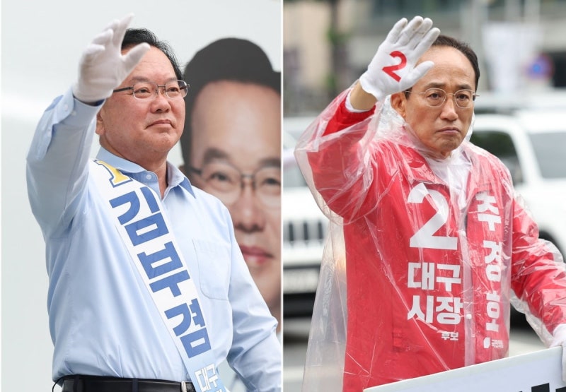 "힘 있는 김부겸" "믿을 건 추경호"…팽팽한 대구 '바닥 민심'