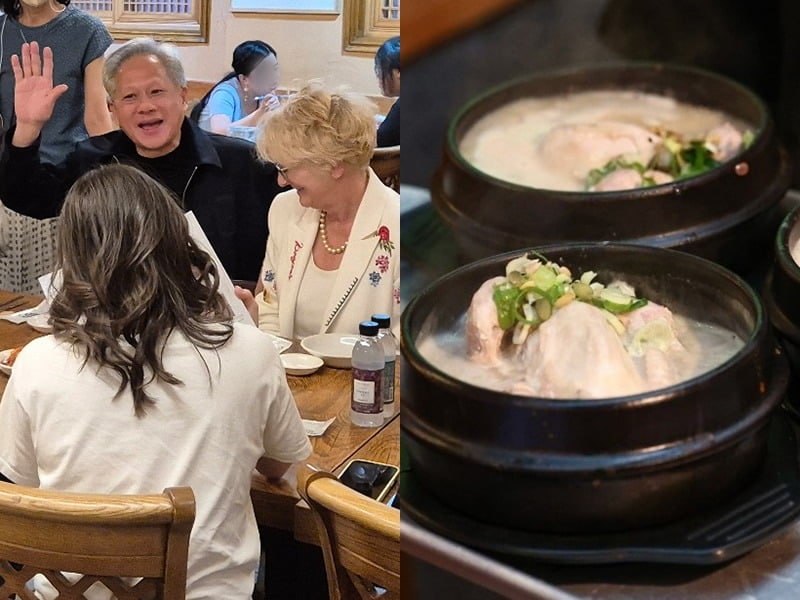 "한옥 너무 멋지다"…<b>젠슨 황</b>, 아내와 깜짝 <b>방문</b>한 종로 맛집
