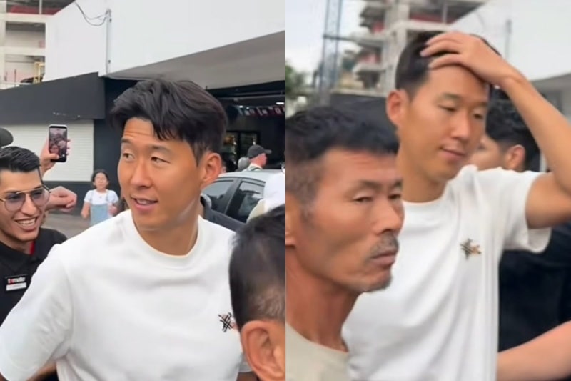 손흥민 먹방 직관한 멕시코 타코집 직원…"군침 돌 정도"