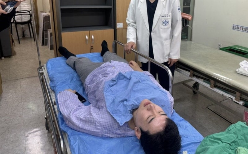 개혁신당 정이한, 선거운동 중 테러 자작극?…경찰 압수수색