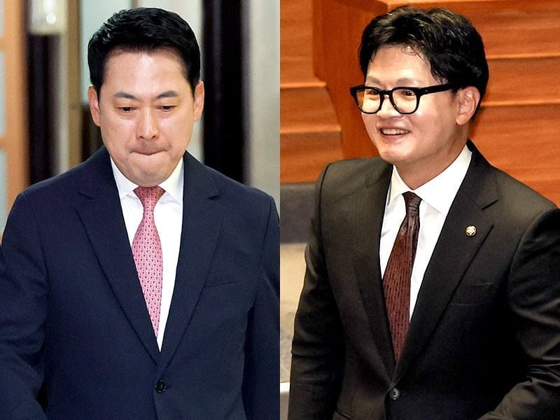 [단독] 한동훈 국힘 주도 포럼 가입하자…장동혁 단체방 '탈퇴'