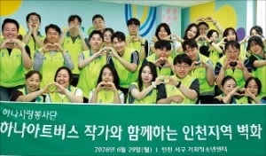 하나금융, 발달장애인 작가와 벽화  조성