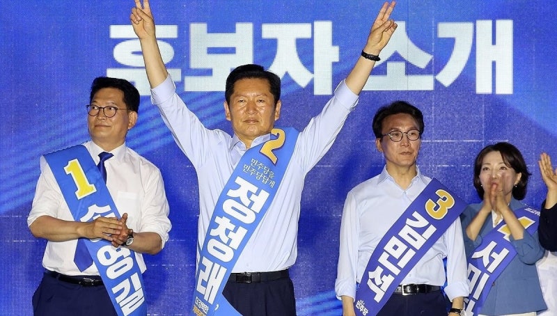 [속보] <b>부울경</b> 與경선 당원투표…<b>정청래</b> 46.65%·김민석 43.85%