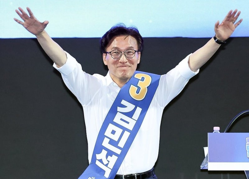 [속보] <b>김민석</b>, 與전대 <b>강원·TK</b> 합산 당원투표서 <b>승리</b>