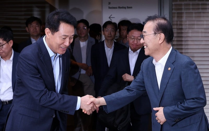 <b>오세훈</b> "국토장관 면담서 '<b>용산공원</b> 주택 불가' 강하게 말씀드려"