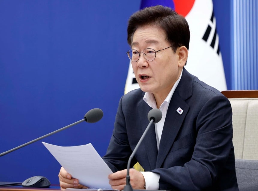 이재명 대통령이 21일 청와대에서 열린 정부 출범 이후 첫 반부패정책협의회에서 발언하고 있다. 사진=청와대사진기자단