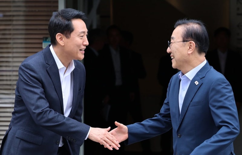 <b>김윤덕</b>·<b>오세훈</b>, <b>용산공원</b> 합의 불발…"탄천부지 적극 검토"