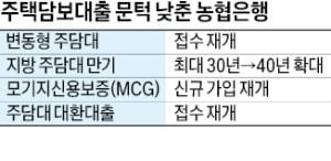 농협은행, 지방 주담대 만기 최대 40년으로 다시 늘린다