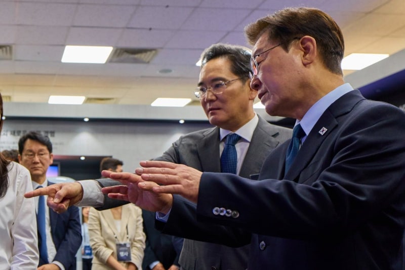 李대통령, 이재용과 비공개 만찬 회동…반도체 팹 등 현안 논의한 듯