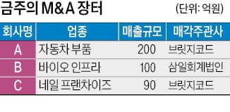 매출 200억 자동차 부품사 매물로