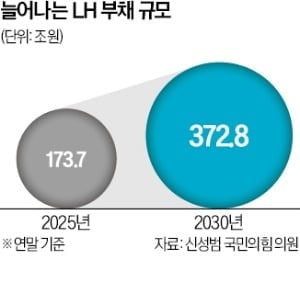 LH 부채 2030년까지 200조 증가…"공공주택 차질 우려"