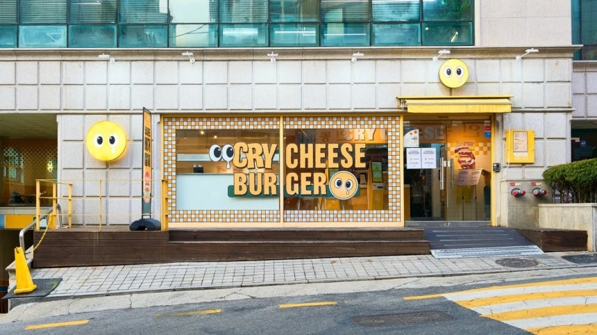 크라이치즈 양재 외관. /사진=크라이치즈버거