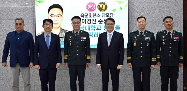 박상철 호남대 총장, 모교 방문 이경진 육군훈련소 참모장 환담