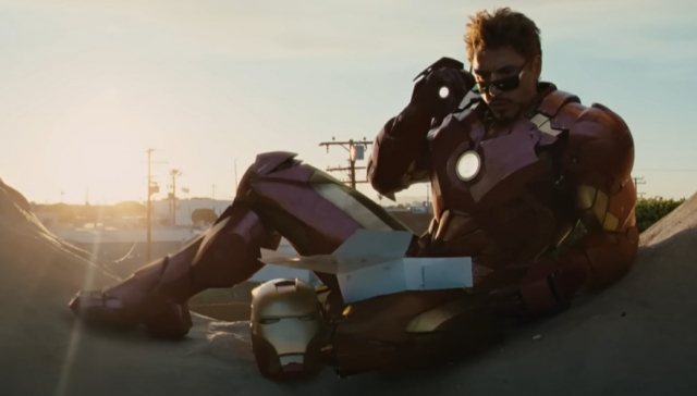 아이언맨에 등장하는 랜디스도넛 브랜드. 랜디스도넛은 2019년 제주애월에 1호점을 오픈하며 한국에 진출했다. [영화 '아이언맨' 캡처]