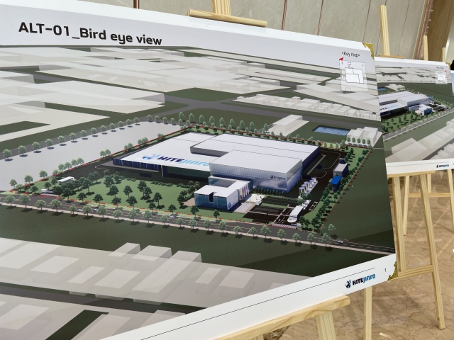 Concept of Hite Jinro overseas factory within Green i-Park Industrial Zone, Thai Binh Province, Vietnam. Reporter Jeon Saenal