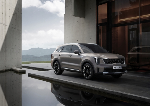 The 2025 Sorento exterior [provided by Kia]