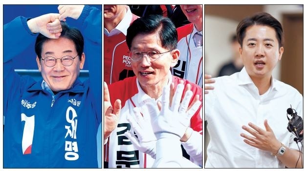 이재명 “<b>투표로 내란 종식</b>”…김문수 “괴물총통 독재 막자” [이런정...