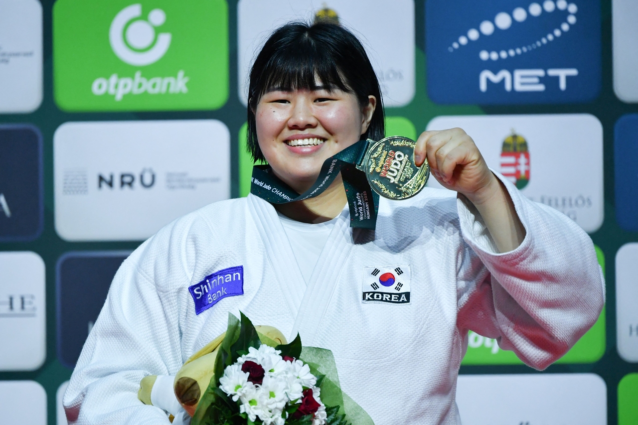 <b>김하윤</b>, <b>유도</b>세계선수권 여자 최중량급 우승…34년만