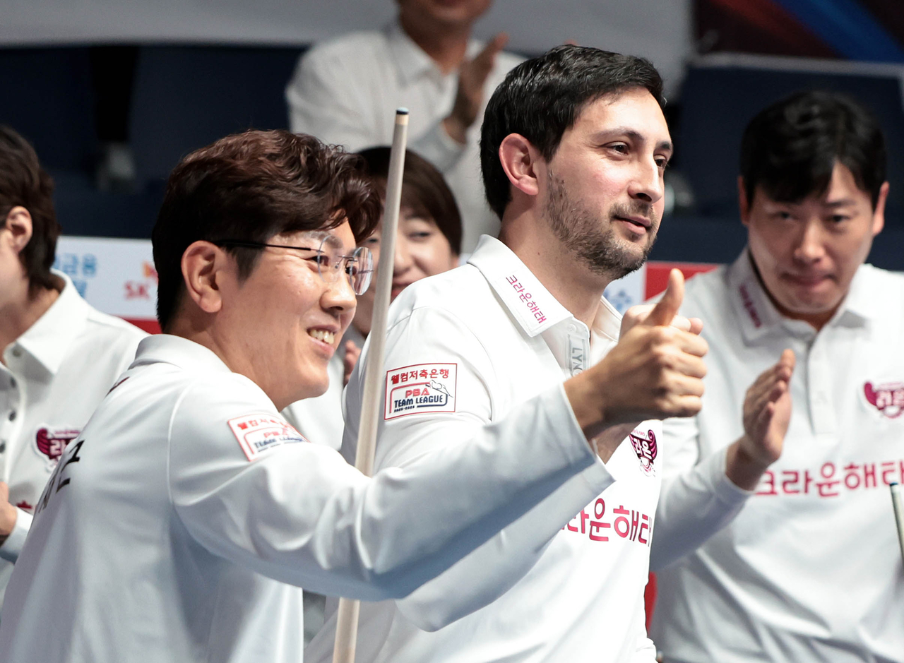 PBA <b>팀리그</b> <b>크라운해태</b>, ‘약체 오명’ 털고 4R <b>우승</b>