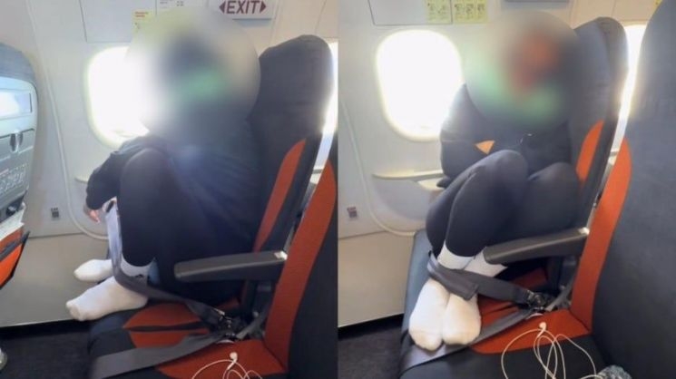기내 수면 챌린지, 절대 따라 하지 마! 위험천만하다고!