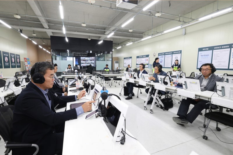 대우건설, 과천 G-TOWN서 AI 안전기술 시연…AI CCTV·실시...