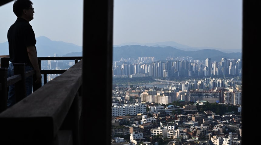 서울 남산 N서울타워에서 바라본 서울시내 주택의 모습 [헤럴드DB]