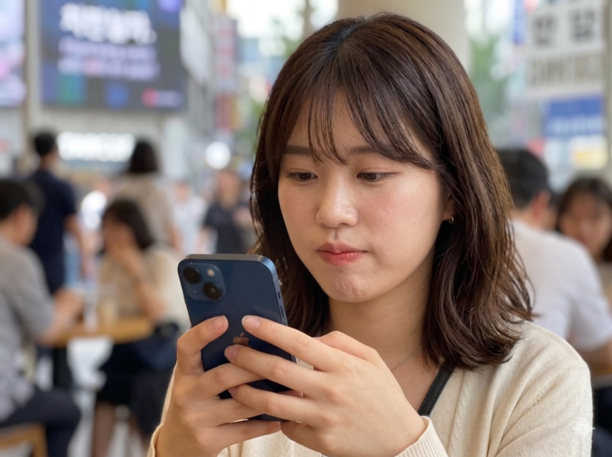 생성형 인공지능(AI)을 사용하고 있는 모습.해당 사진은 생성형 AI로 제작.