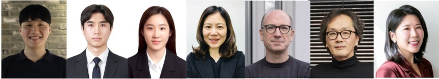 이번 연구를 수행한 공동연구진.김재홍(왼쪽부터) KAIST 문화기술대학 박사과정,김현승 석사과정,김지선 박사과정,오혜연 교수,토르스텐 홀츠 독일 막스플랑크 보안 및 정보보호 연구소 박사,이원재 교수,차미